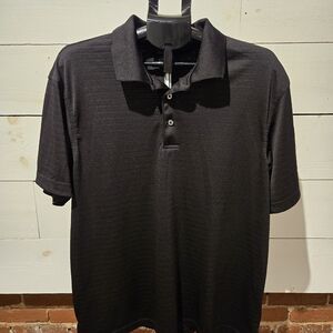 George Men’s Black Golf Polo Shirt – Size Large